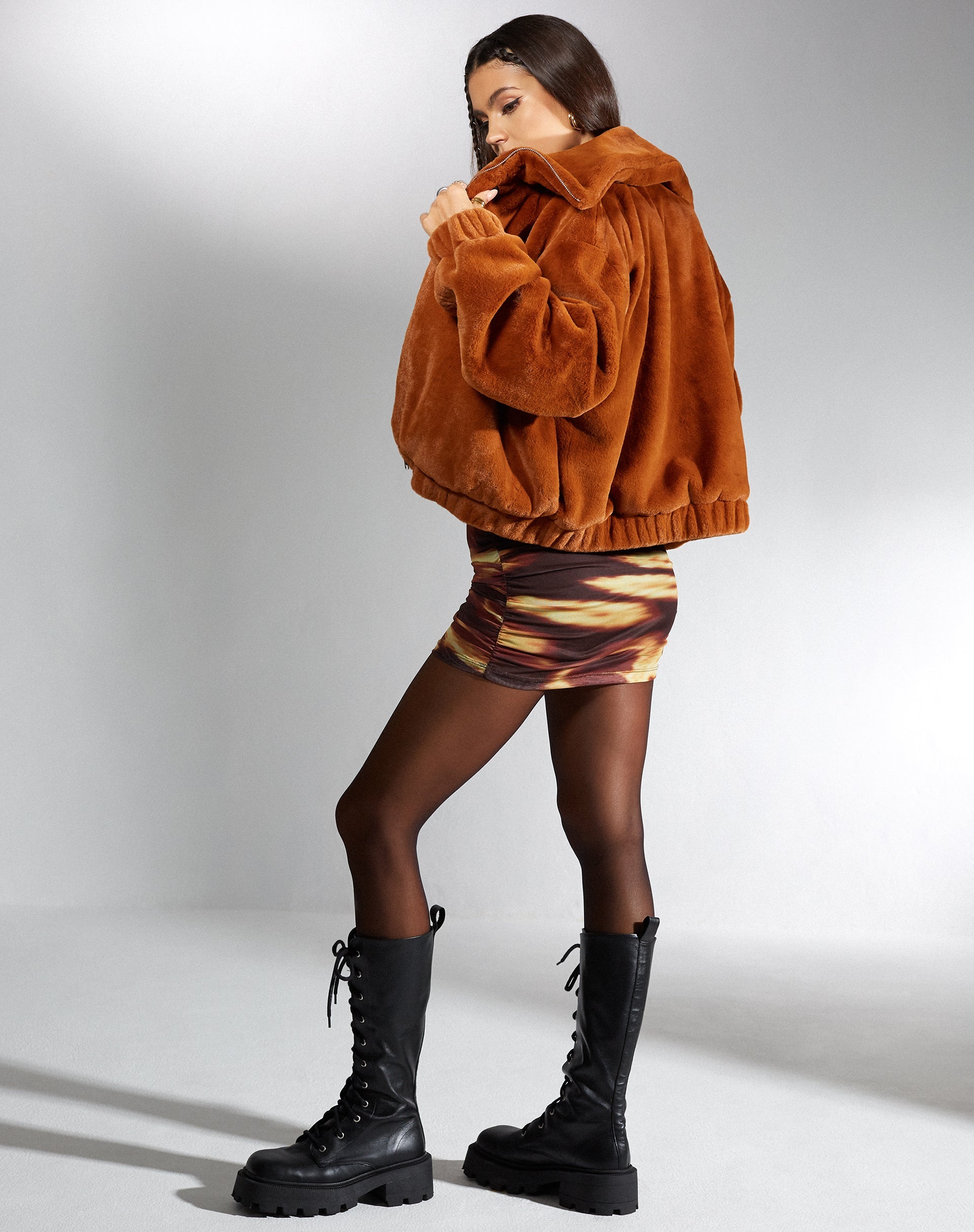 Bild von MOTEL X IRIS Atsa Jacke in Braun