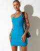 Bild von Ranti Minikleid aus Mesh Turquiose
