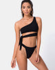 Image of Rawlins Bikini-Oberteil aus Crinkle Rib Schwarz