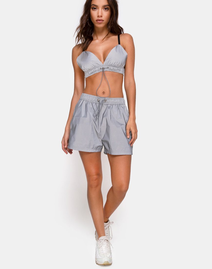 Image of Aruna Short in reflektierendem Silber