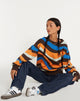 Abbildung des Ammaria Pullovers in Wavy Rainbow