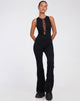 IMAGE OF Ginevra Jumpsuit aus Lycra Schwarz