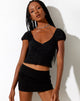 Bild von Glasty Crop Top in Dainty Daisy Flock