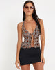 Bild von Roula Halter Top auf 90s Geo Brown