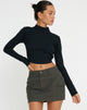 Bild von Quelia Crop Top in Schwarz