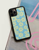 Bild von Motel X Barbara Kristoffersen Iphone Fall in Retro Daisy Blau