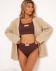 Bild von XEL Pant in Deep Mahogany Modern Day Romantics Label Embro