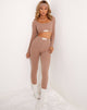 Bild von Lulla Legging in Silber Nerz in Modern Day Label Embro