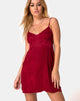 Image of Rilia Slip-Kleid aus Satin Gepard Himbeere