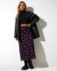 Bild von Rindu Maxirock in Pflaume Daisy Embro