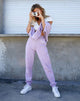 Bild von Basta Jogger in Violett mit Engelsstickerei Weiß