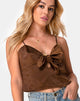 Bild von Roce Top in Satin Chocolate