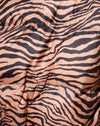 Zebra Schwarz und Braun