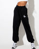 Bild von Roider Jogger in Schwarz mit weißem Skorpion-Emblem