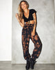 Bild von Roider Jogger in Schwarz Rost Tie Dye
