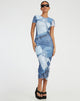 Bild von Roska Midikleid in Denim-Tasche