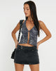 Abbildung von Roula Halter Top in Rar Leopard Grau