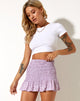 Bild von Rylee Minirock in Ditsy Rose Lilac