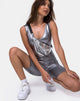 Abbildung: Sadie Unitard in Metallic-Silber