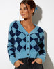 Bild von Saidi Cardi in Diamantblau und Marineblau