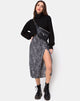Bild von Saika Midirock in Rar Leopard Grau