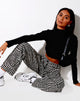 Bild der Sakila Hose in Wavey Dogtooth