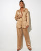 Bild der Sakila-Hose aus Satin Golden Sand