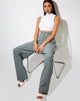Bild der Sakila Hose in Nadelstreifen Sage