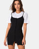 Image of Salli Bodycon Kleid aus schwarzer Rippe