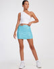 Bild von Samini Mini Rock in Drape Pailletten Blau