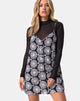 Image of Sanna Slip Dress in Sonnenuhr Schwarz