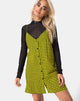 Image of Sanna Slip Dress in Medium Gingham Gelb