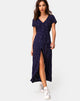 Image of Sanrin Midikleid in Starstruck Navy