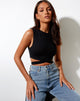 Image von Seowon Crop Top in Schwarz