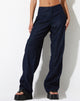 Abbildung der Sedna Wide Leg Trouser in Denim Blue Chambray