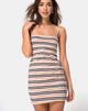 Bild von Selah Bodycon Kleid in klassischem Streifen Horizontal