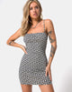 Bild von Selah Bodycon Kleid in Blau Disco