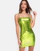 Bild von Selah Kleid in Metallic Grün