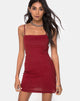 Image of Selah Bodycon-Kleid mit Ministreifen in Rot und Schwarz