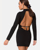 Image of Sellio Kleid aus schwerem Lycra Schwarz