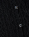 Schwarz gestrickt