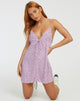 Bild von Senora Minikleid in Ditsy Rose Flieder