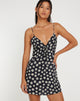 Bild von Senora Minikleid in Grunge Daisy Schwarz