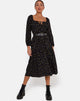 Bild von Senora Kleid in Pretty Petal Schwarz