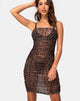 Image von Seruchi Kleid in Leopard Mesh