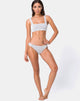 Bild von Shani Bikiniunterteil in Crinkle Rib Weiß