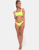 Bild von Shani Bikini Bottom in 80s Crinkle Sour Lime