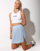 Bild von Sheny Minirock in Ditsy Rose Blau