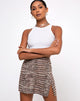 Bild von Sheny Minirock in Croc Neutral Grau