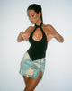 Image of Motel X Olivia Neill Shibat Top aus Krepp Schwarz